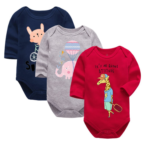 Baby Bodysuit Fashion 1pieces/lot Newborn Body Baby long Sleeve Overalls Infant Boy Girl Jumpsuit kid clothes - Vineze ™